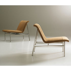 Bernhardt Design Charles Pollock CP2 Lounge Chairs Suede in studio