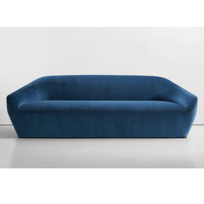 Bernhardt Design Terry Crews Becca Sofa Blue Velvet