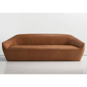 Bernhardt Design Terry Crews Becca Sofa Brown Leather