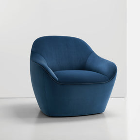 Bernhardt Design Terry Crews Becca Chair Blue Velvet
