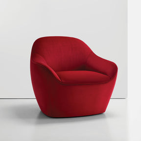 Bernhardt Design Terry Crews Becca Chair Red Velvet