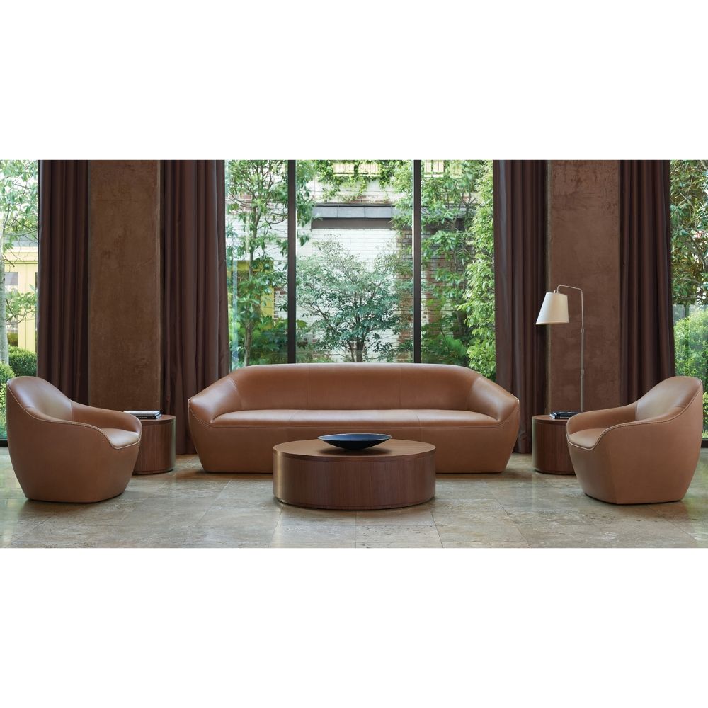 Bernhardt Design Terry Crews Becca Chairs and Sofa  in Hotel Lobby