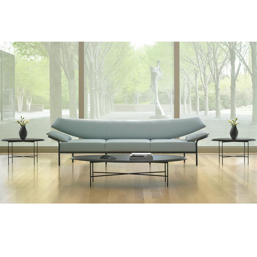 Bernhardt Design Float Occasionals Tables by Terry Crews in North Carolina Museum of Art with Ibis Sofa