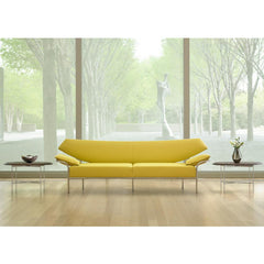 Bernhardt Design Float Side Tables by Terry Crews in NC Art Museum with Yellow Ibis Sofa