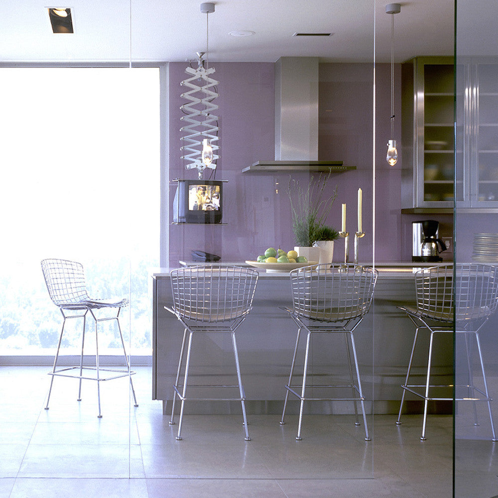 Bertoia Bar and Counter Stools in Situ Knoll