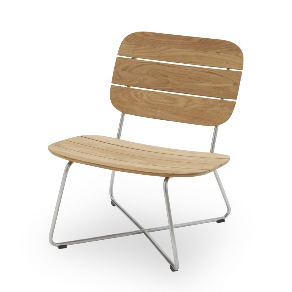 Skagerak Lilium Teak Lounge Chair by Bjarke Ingels Group