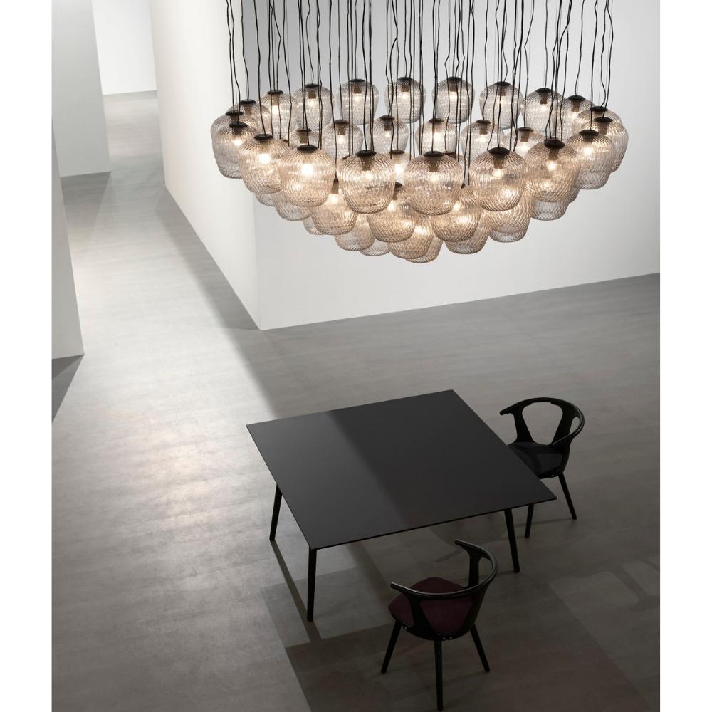 Blown SW3 Pendant Lights Clustered by Samuel Wilkinson for And Tradition Copenhagen