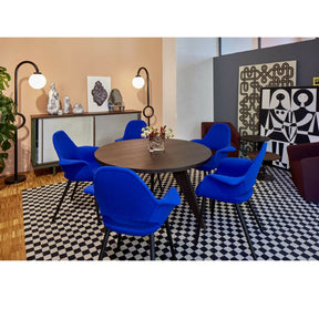 Blue Eames Organic Conference Chairs in Room at CasaVitra Salone di Mobile 2016