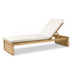Carl Hansen BK14 Teak Chaise Lounge with Cushion