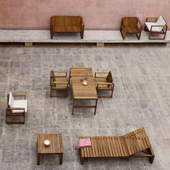 Bodil Kjaer Teak Lounge Chairs and Furniture Carl Hansen and Son Outdoor Collection