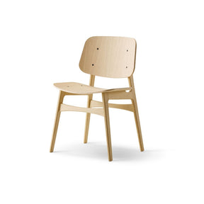 Børge Mogensen Søborg Oak Lacquer Wood Chair by Fredericia