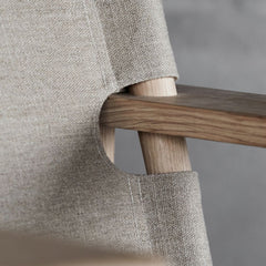The Canvas Chair by Børge Mogensen for Fredericia Arm Detail