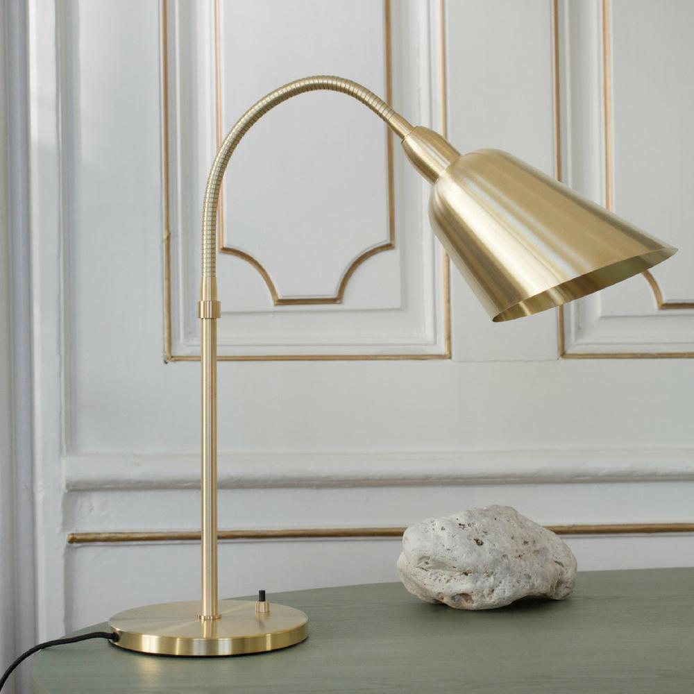 Brass Arne Jacobsen Bellevue Table Lamp AJ8 Detail