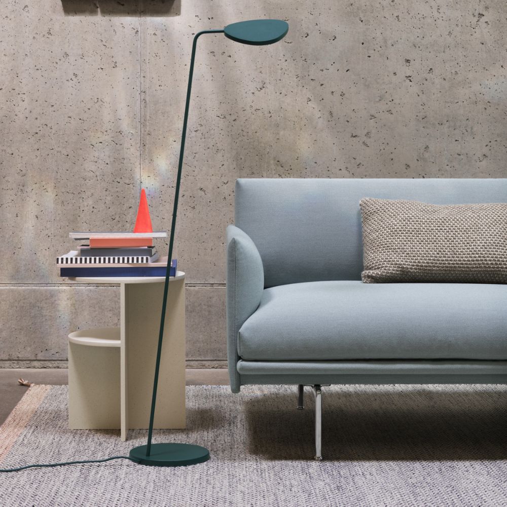 Leaf Floor Lamp with Outline Sofa by Muuto