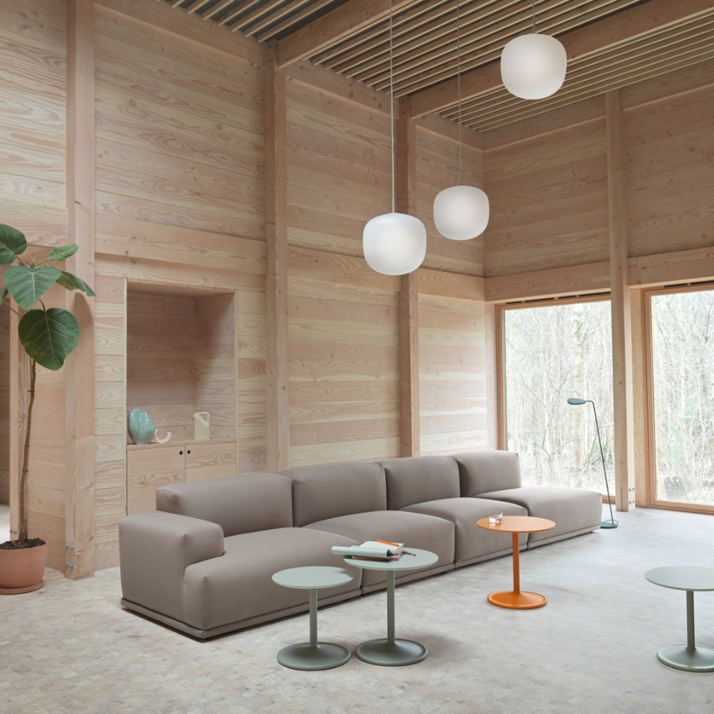 Leaf Floor Lamp with Connect Sofa by Muuto