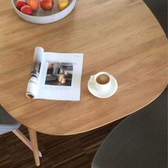 bruunmunch PLAY Lamé Dining Table Oak with Morning Coffee
