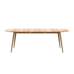 bruunmunch PLAY Lamé Dining Table Oak One Extension