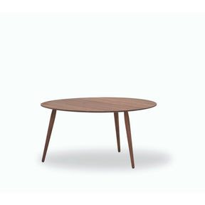 bruunmunch PLAY Round coffee table walnut