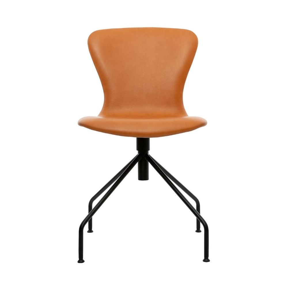 bruunmunch PLAYSwing Dining Chair in Cognac Leather