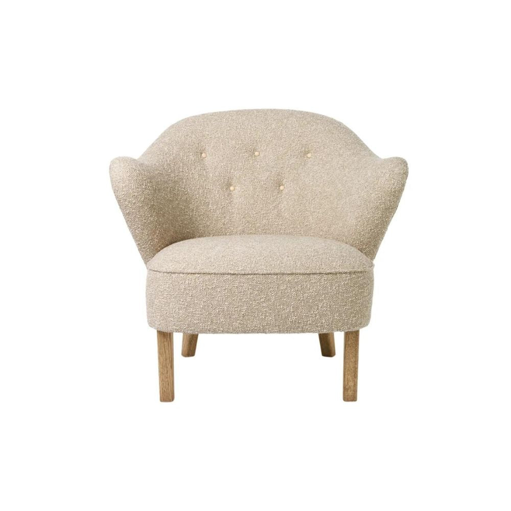 Audo Ingeborg Lounge Chair Signature Edition kvadrat Sacho Zero with Natural Oak Legs
