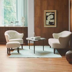 by Lassen Ingeborg Lounge Chairs, Signature Edition and Ottoman by Flemming Lassen