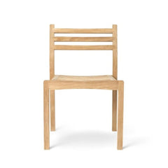 Carl Hansen AH501 Outdoor Raw Teak Dining Side Chair by Alfred Homann