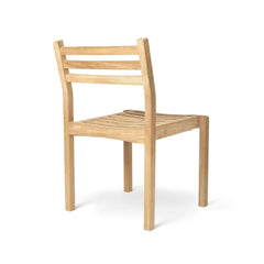 Carl Hansen AH501 Outdoor Raw Teak Dining Side Chair by Alfred Homann