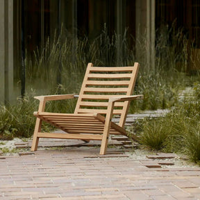 Carl Hansen AH603 Outdoor Deck Chair by Alfred Homann