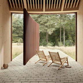 Carl Hansen AH603 Outdoor Deck Chairs by Alfred Homann