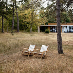 Carl Hansen AH603 Outdoor Deck Chairs with Optional Cushions by Alfred Homann