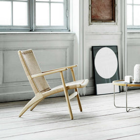 Wegner CH25 Chair in Oak Soap in Room Carl Hansen and Son