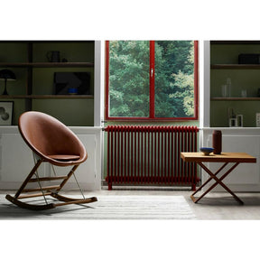 Anker Bok Rocking Chair in room with Mogens Koch Folding Table Carl Hansen and Son