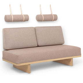BM0865 Daybed with 2 Back Cushions and 2 Round Cushions by Borge Mogensen for Carl Hansen and Son