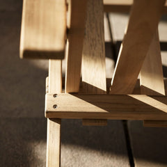 Carl Hanen BM5565 Extended Deck Chair by Borge Mogensen Teak Detail