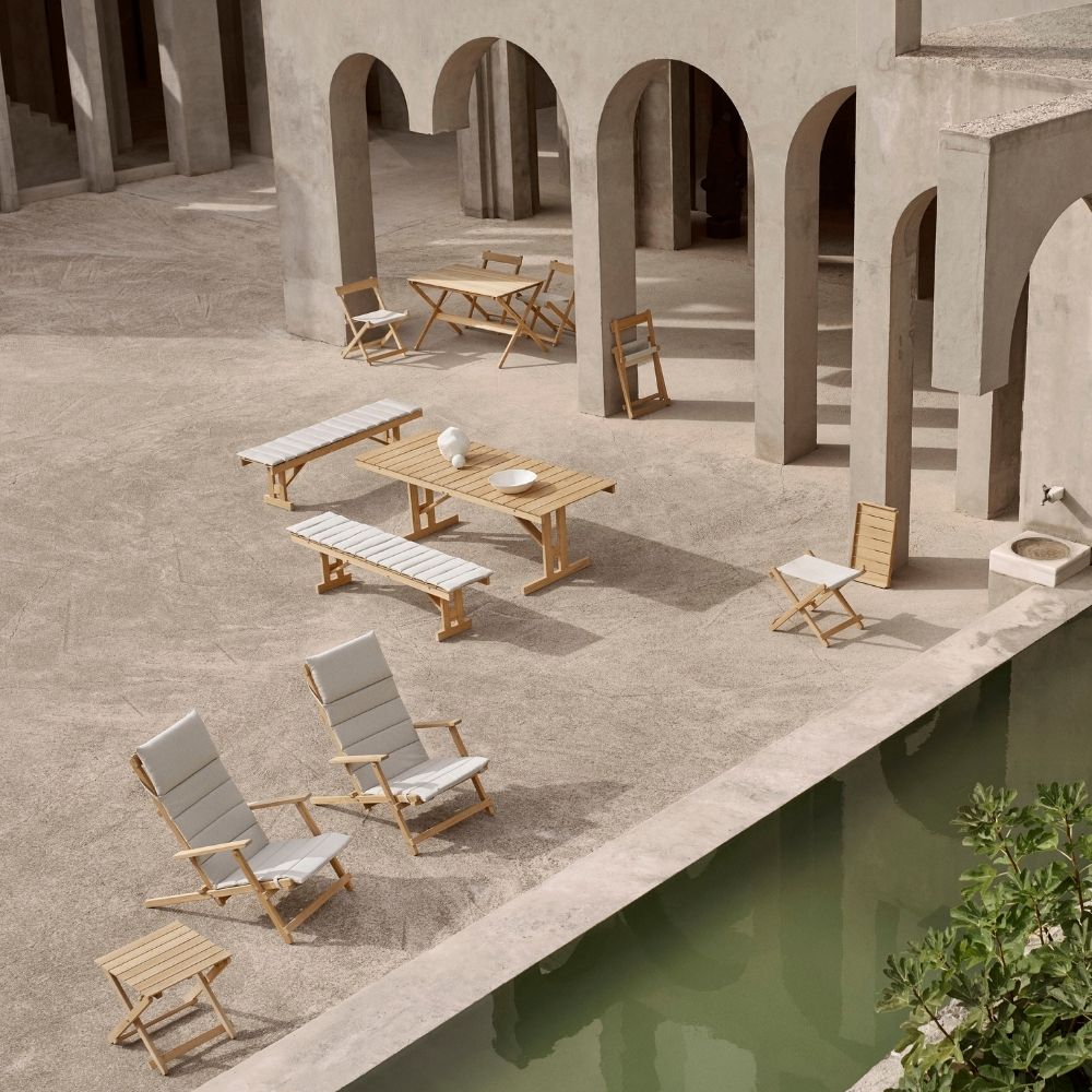 Carl Hansen Borge Mogensen Teak Deck Furniture Outdoors