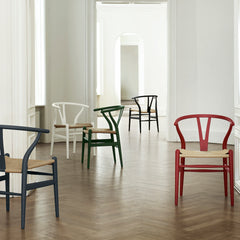 Wegner CH24 Wishbone Chairs Soft Colors in Copenhagen