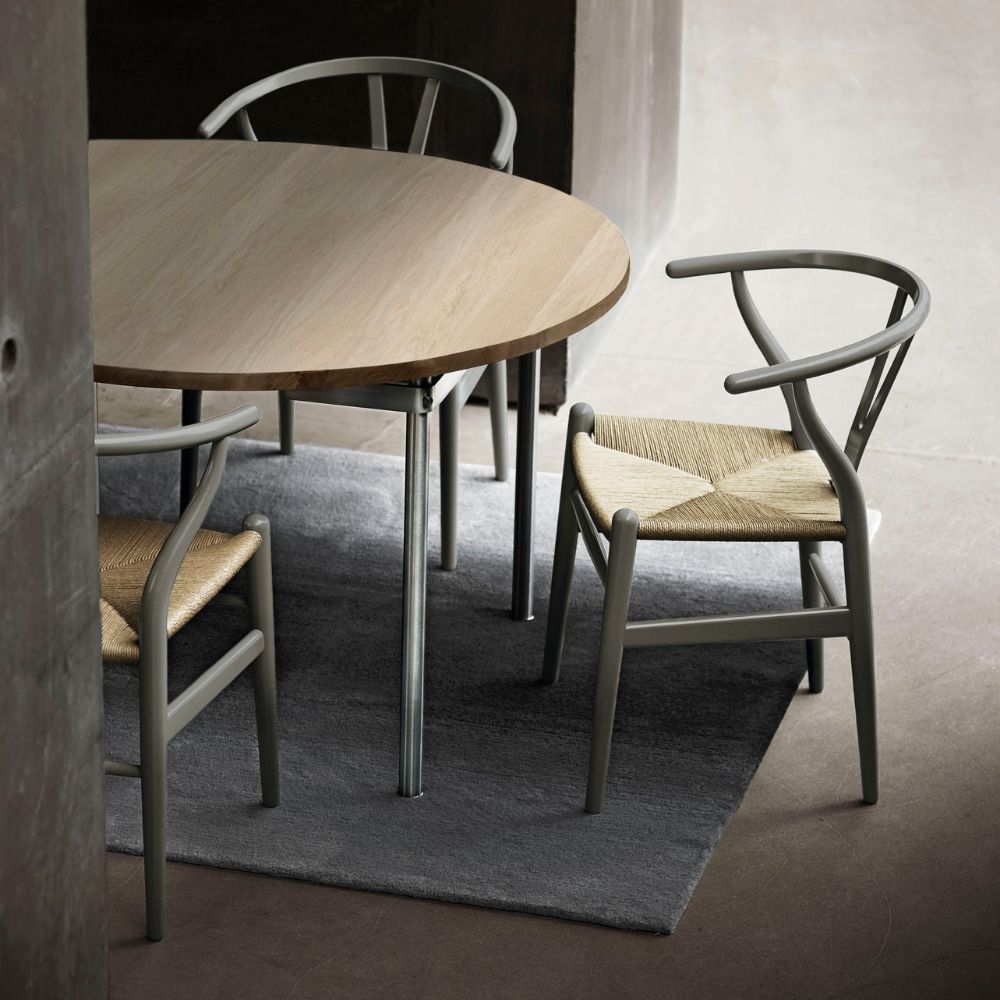 Hans wegner sales table and chairs