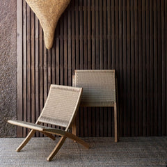 Carl Hansen Cuba Chairs MG501 with Natural Papercord In situ