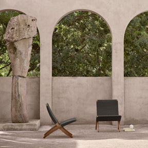 Carl Hansen MG501 Cuba Outdoor Chairs by Morten Gottler in situ