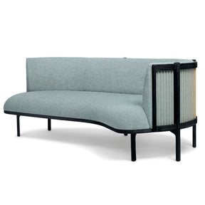 Carl Hansen RF1903 Sideways Sofa in Remix 821 with Black Oak Frame Right