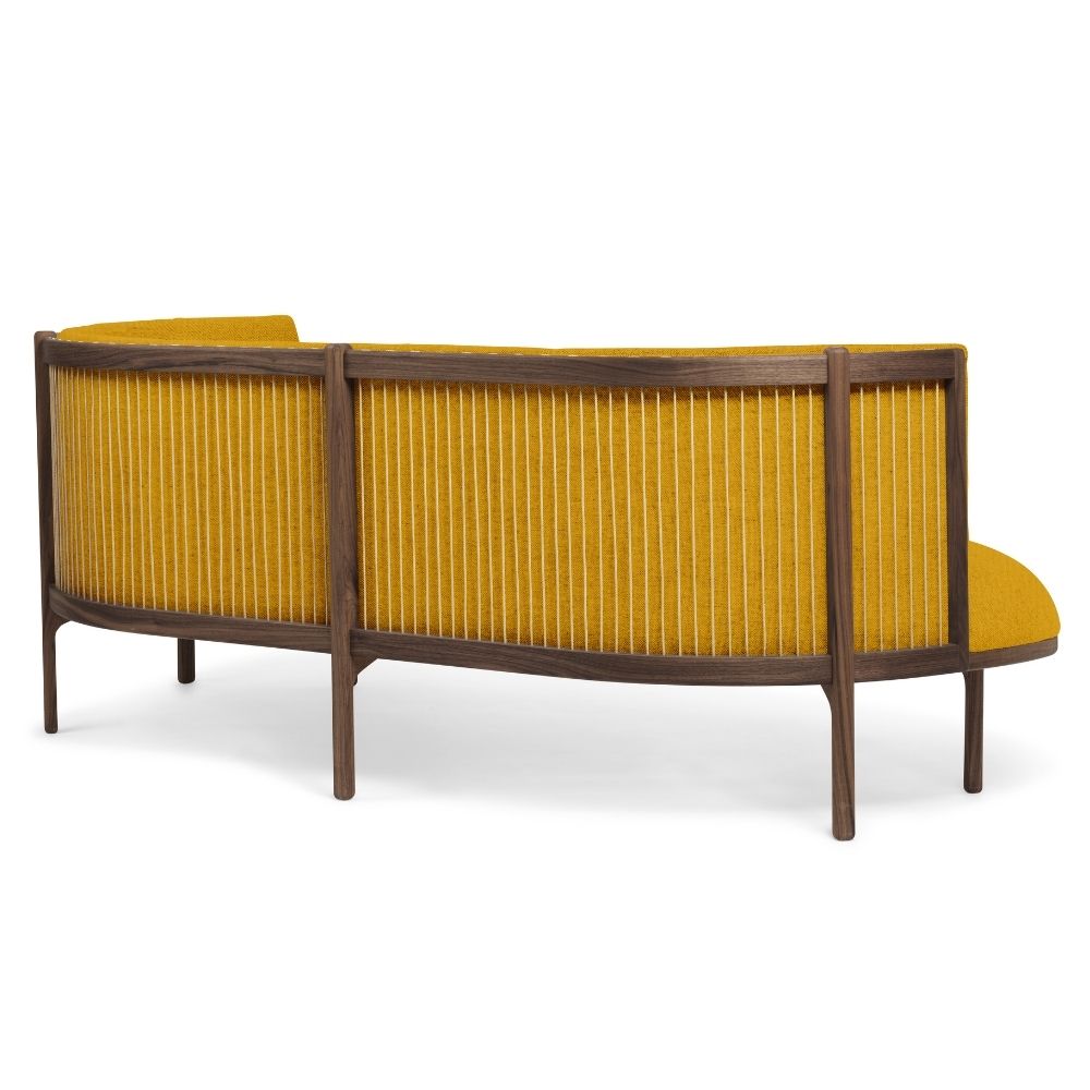 Carl Hansen RF1903 Sideways Sofa in Hallingdal 65 457 with Walnut Frame Back