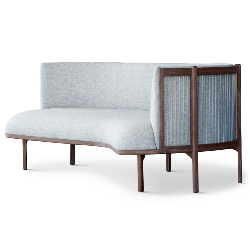 Carl Hansen RF1903 Sideways Sofa in Hallingdal 65 116 with Walnut Frame