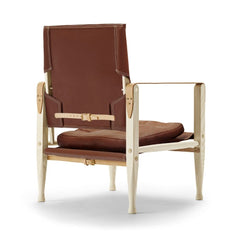 Carl Hansen Safari Chair KK47000 Cognac Leather Ash Back
