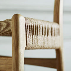 Carl Hansen Wegner CH23 Dining Chair Oak Oil with Natural Papercord Detail