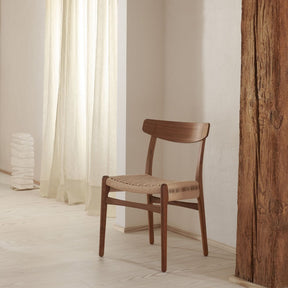 Wegner CH23 Dining Chair Walnut in Situ