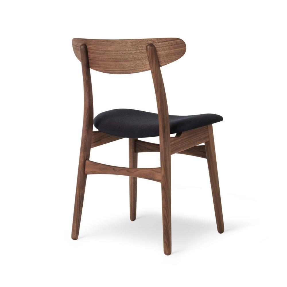 Carl Hansen Wegner CH30 Dining Chair Walnut Back