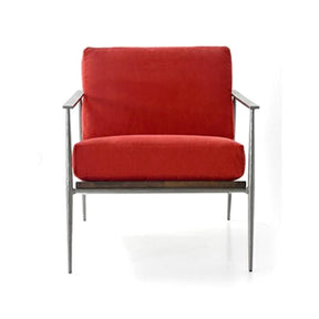 Charleston Forge Emmitt Lounge Chair Red Velvet