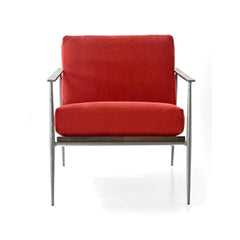 Charleston Forge Emmitt Lounge Chair Red Velvet