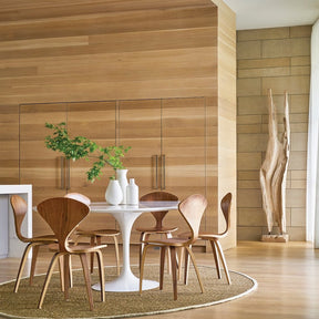 Cherner Chairs in Modern Dining Room with Saarinen Table