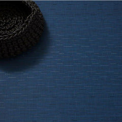 Chilewich Bamboo Woven Floor Mat with Woven Bowl